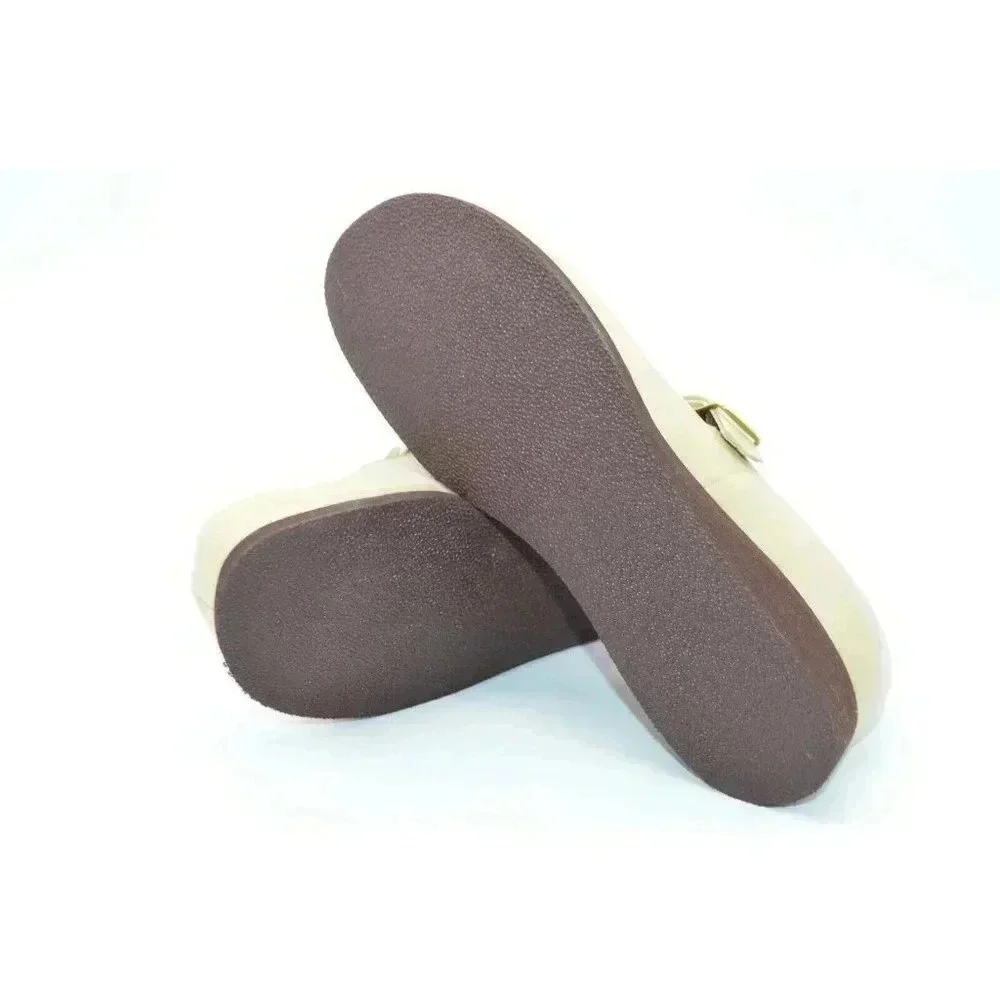 P. W. Minor Orthopedic Beige Buckle Mary Jane 6 B
